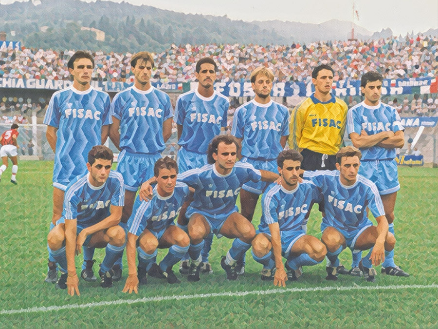 Como 1989/1990 - Illustrazione Tacchetti di Provincia