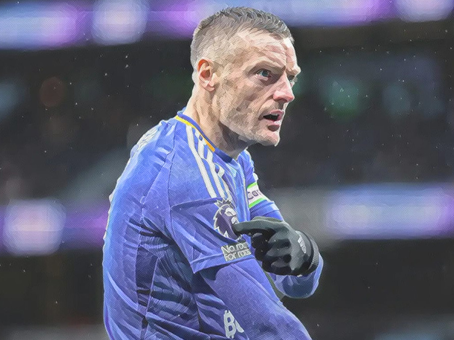 Jamie Vardy - Illustrazione Tacchetti di Provincia