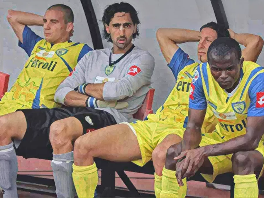 Sogni infranti Chievo Verona - Illustrazione di Tacchetti di Provincia