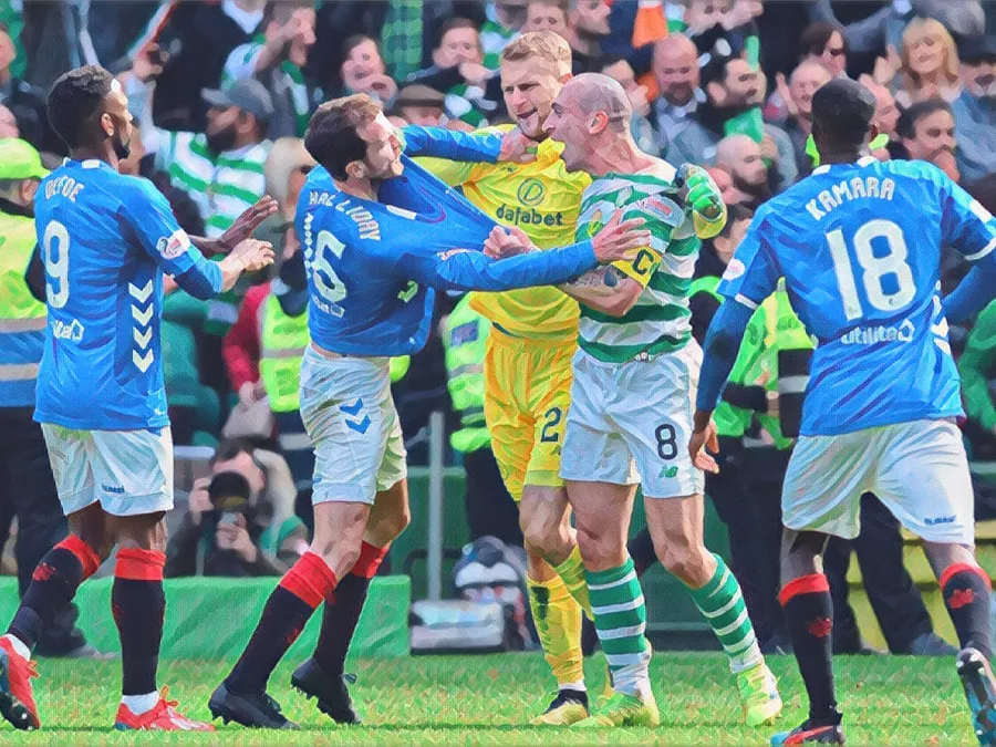 Old Firm - Illustrazione Tacchetti di Provincia