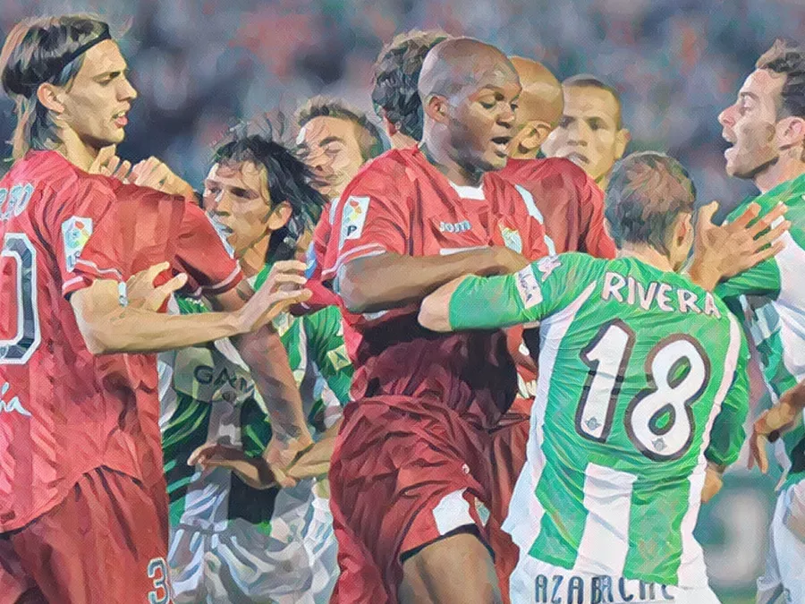 Gran derbi - Illustrazione Tacchetti di Provincia