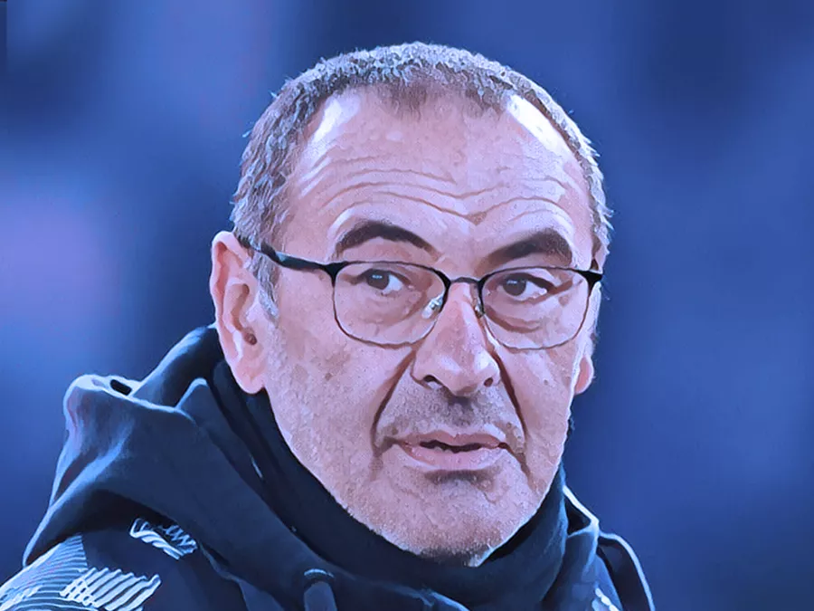 Maurizio Sarri - Illustrazione Tacchetti di Provincia