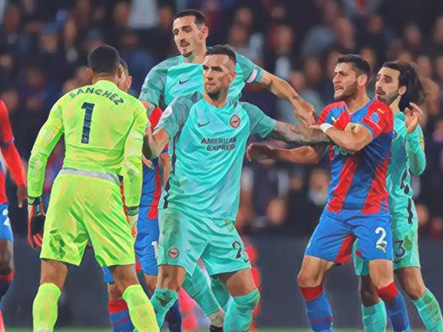 Brighton vs Crystal Palace - Illustrazione Tacchetti di Provincia