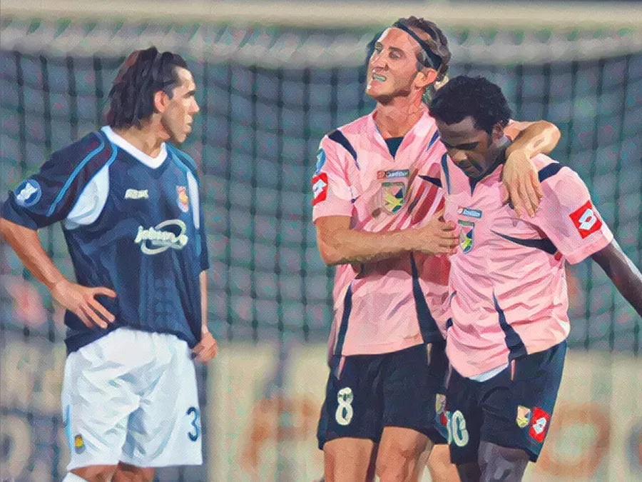 Palermo vs West Ham - Illustrazione Tacchetti di Provincia