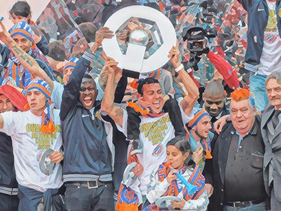 Montpellier Campione 2012 - Illustrazione Tacchetti di Provincia