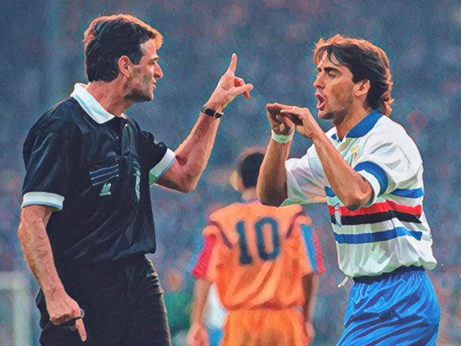 Sampdoria Barcellona 1992 - Illustrazione Tacchetti di Provincia