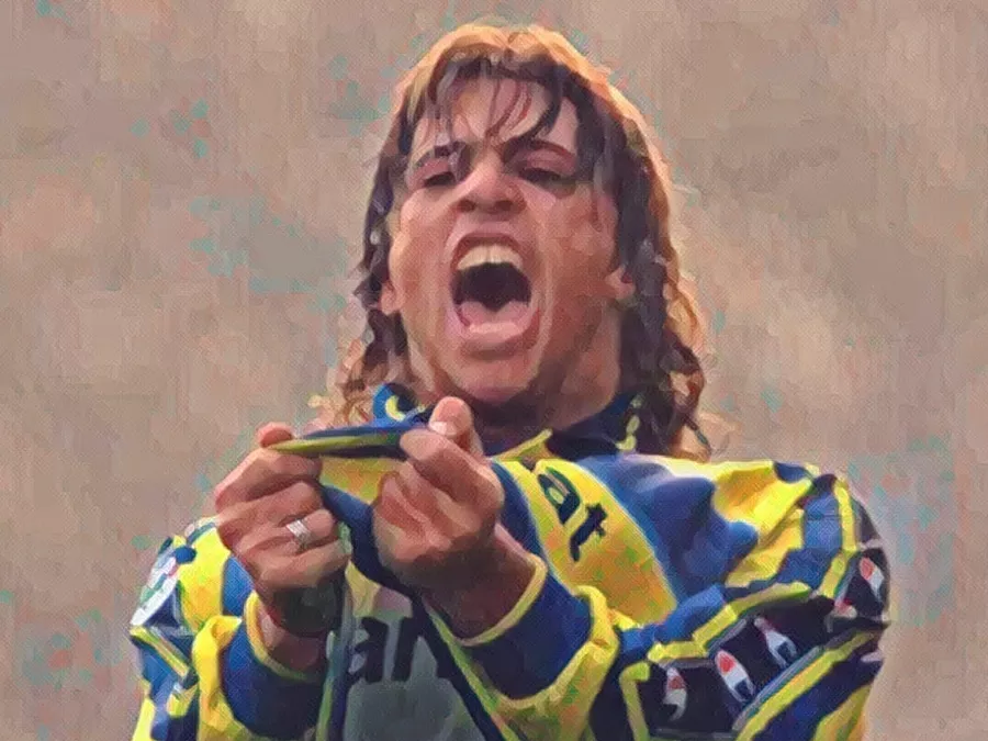 Hernan Crespo - Illustrazione Tacchetti di Provincia