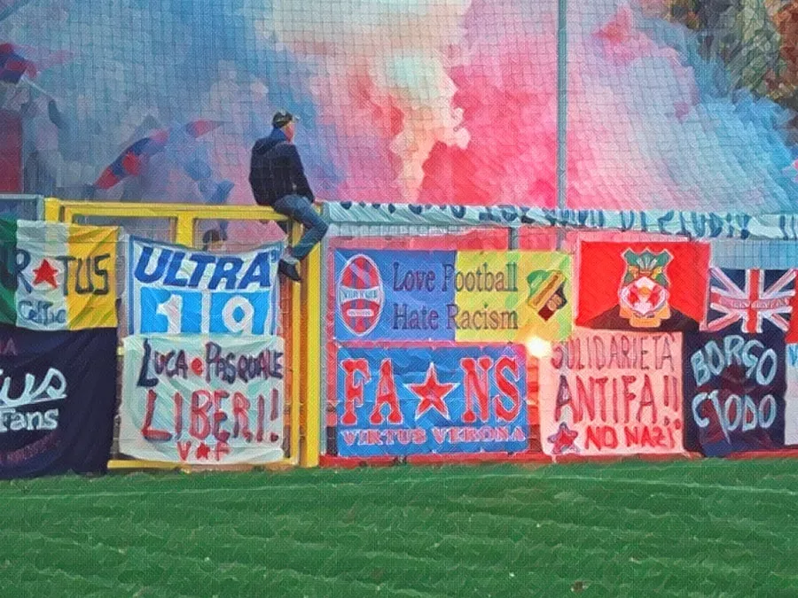 Virtus Verona - Illustrazione Tacchetti di Provincia