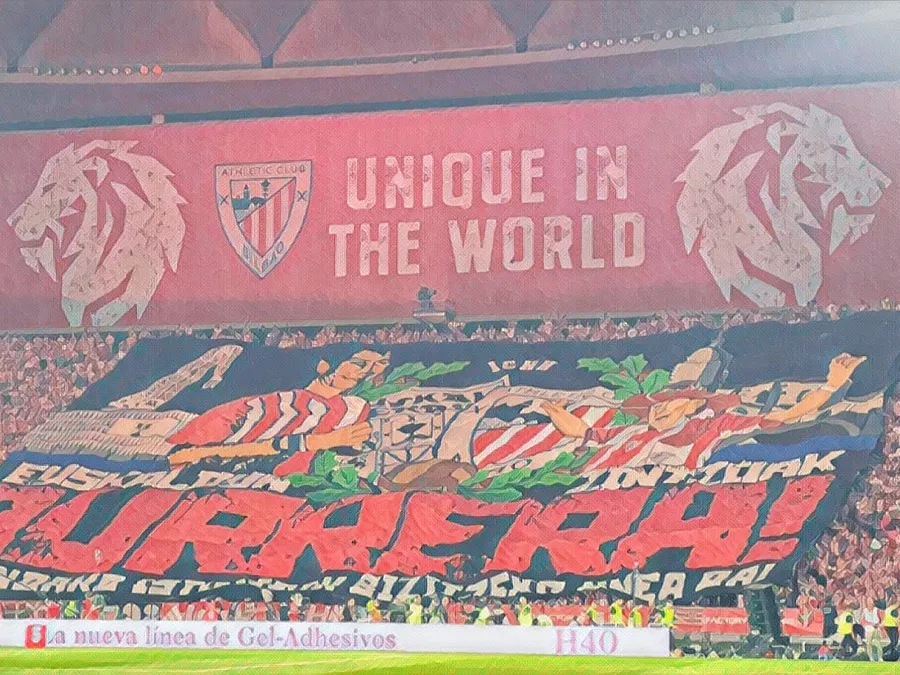 Athletic Club Bilbao - Illustrazione Tacchetti di Provincia