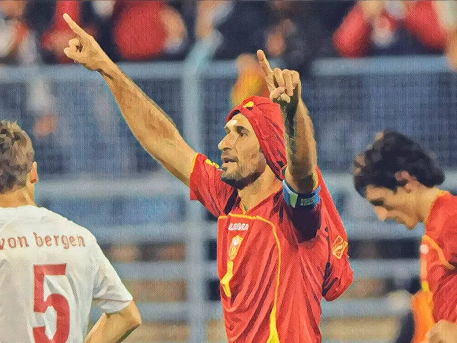 Mirko Vučinić - Illustrazione Tacchetti di Provincia