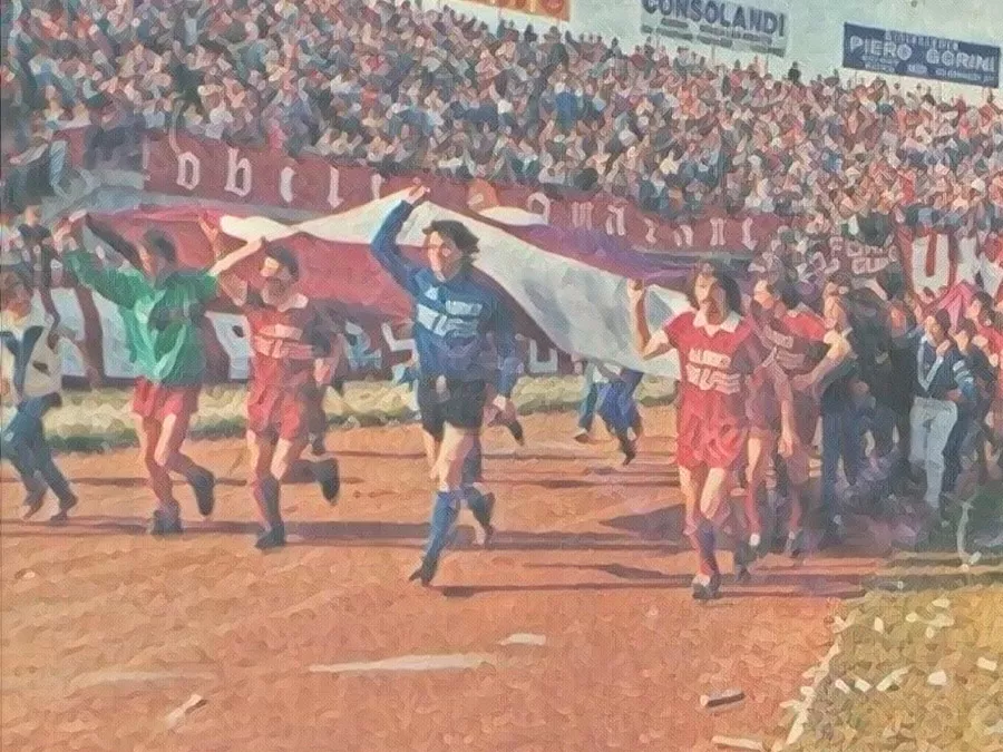 Livorno 1983/1984 - Illustrazione Tacchetti di Provincia