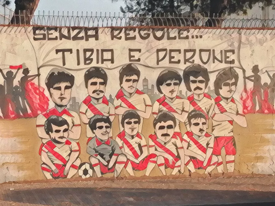 Murales Campania - Illustrazione Tacchetti di Provincia