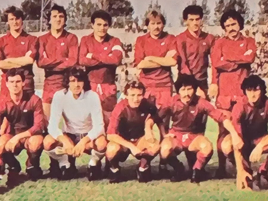 AJ Fano 1980 / 1981 - Illustrazione Tacchetti di Provincia