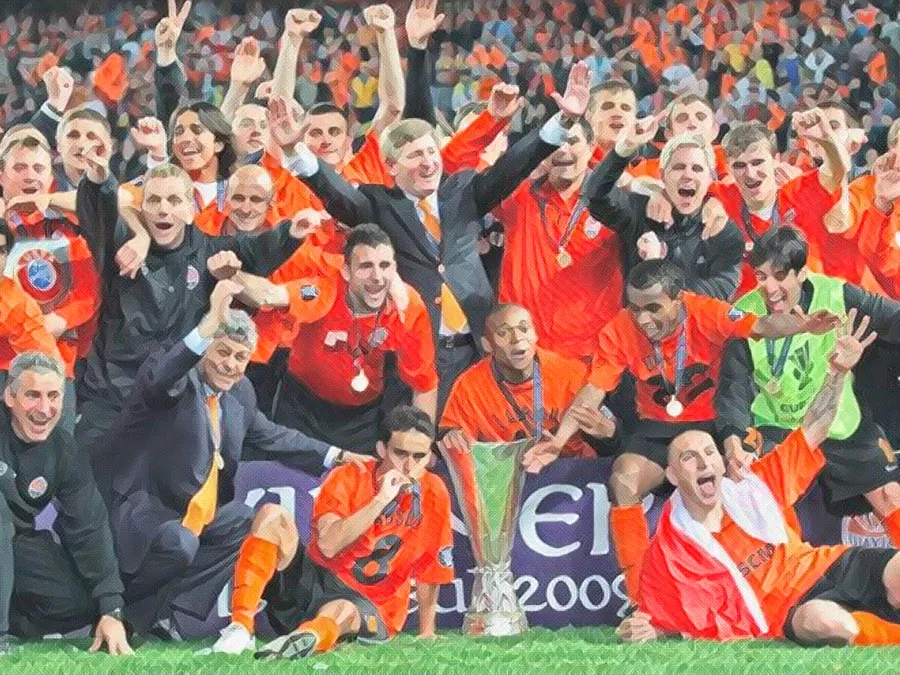 Shakhtar Donetsk 2009 - Illustrazione Tacchetti di Provincia