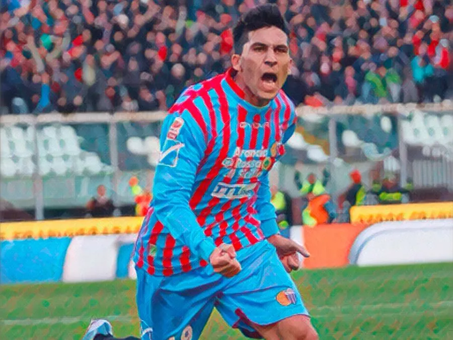 Gonzalo Castro segna il gol della vittoria in Catania Fiorentina 2013