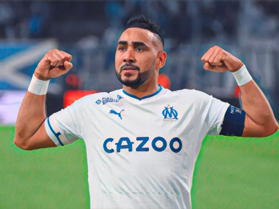 Dimitri Payet con la maglia del Marsiglia durante una partita di Ligue 1