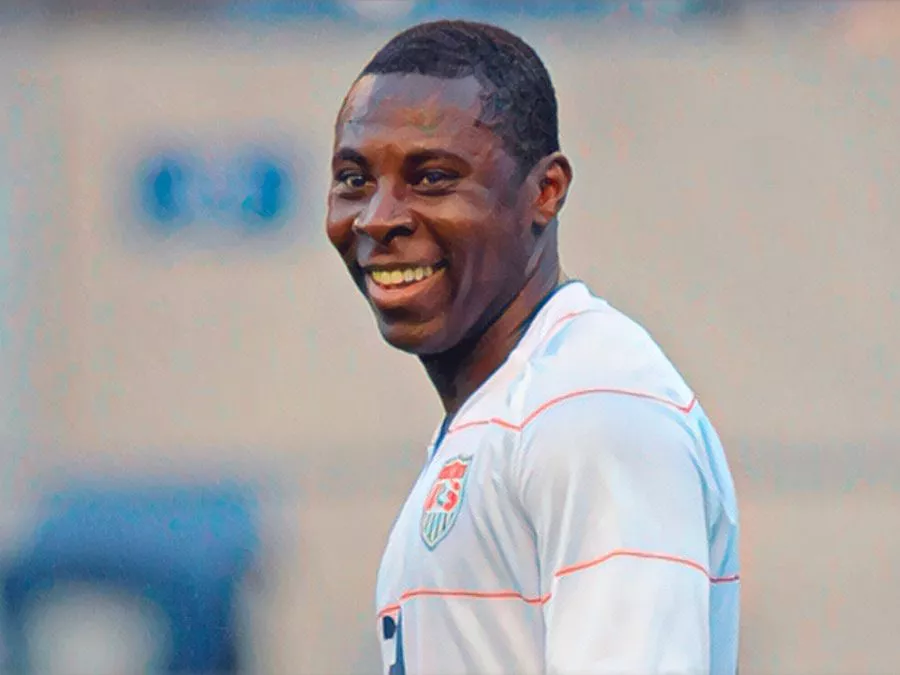 Freddy Adu con la maglia del DC United agli inizi della sua carriera
