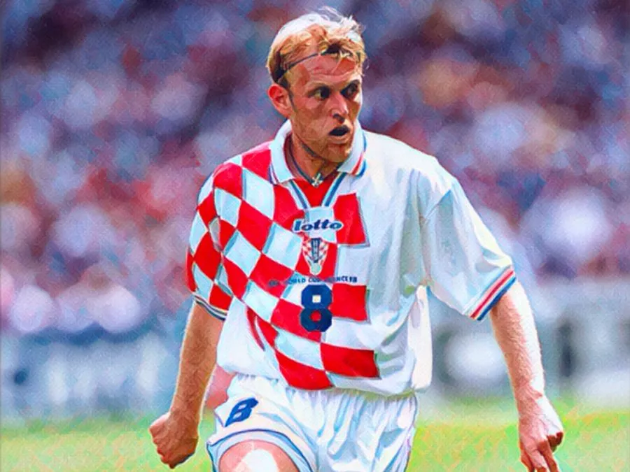 Robert Prosinečki con la maglia della Croazia nel 1998