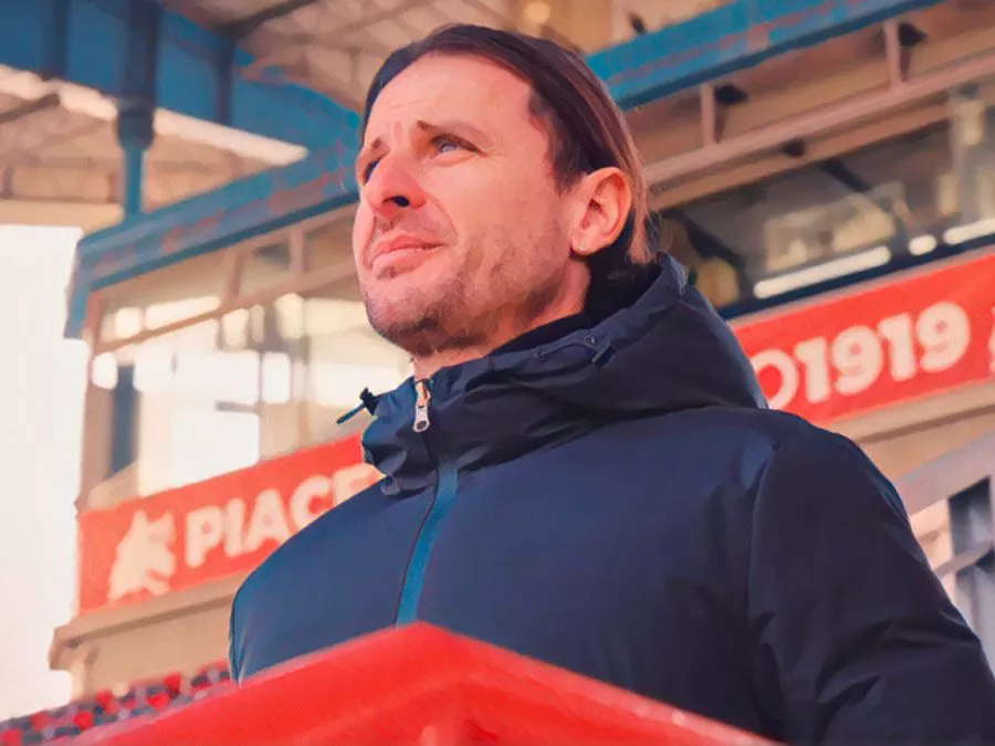 Daniele Cacia allo stadio Leonardo Garilli Piacenza intervista I Signori del Sabato Tacchetti di Provincia