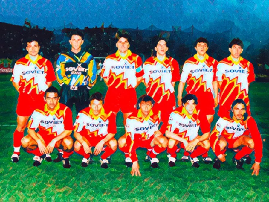 La squadra del Castel di Sangro protagonista del libro "Il miracolo di Castel di Sangro" di Joe McGinniss 