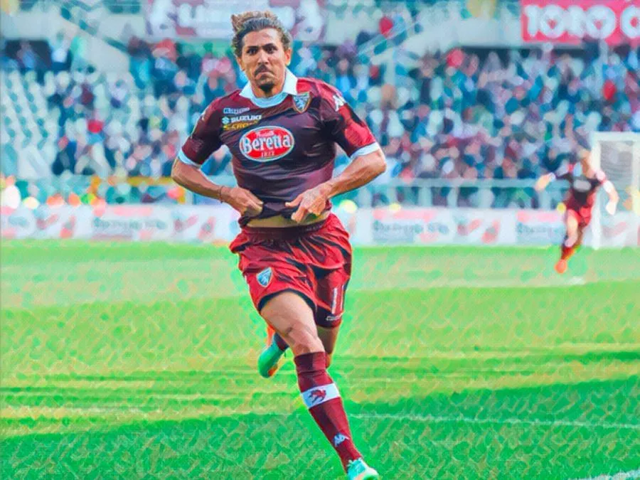 Alessio Cerci esulta dopo il gol decisivo in Torino-Genoa del 2014