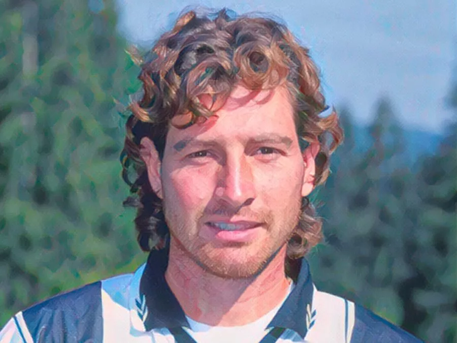 Paolo Poggi con la maglia dell'Udinese