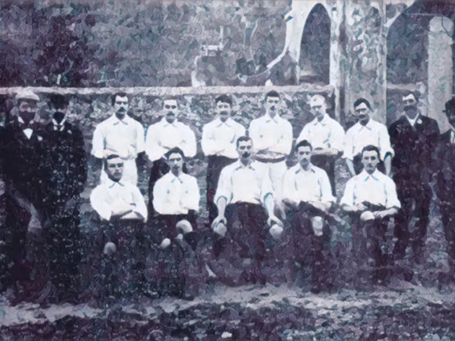 Squadra del Genoa vincitrice del primo campionato italiano di calcio nel 1898
