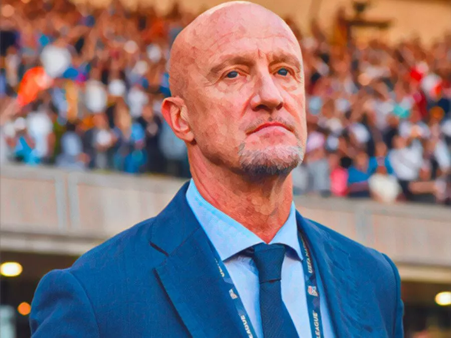 Marco Rossi sulla panchina della Nazionale dell'Ungheria durante una partita dell'Europeo 2020