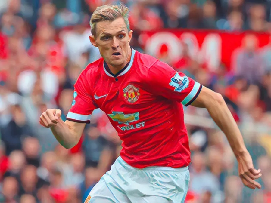 Darren Fletcher in campo con la maglia del Manchester United