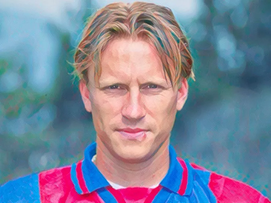 Kennet Andersson con la maglia del Bologna