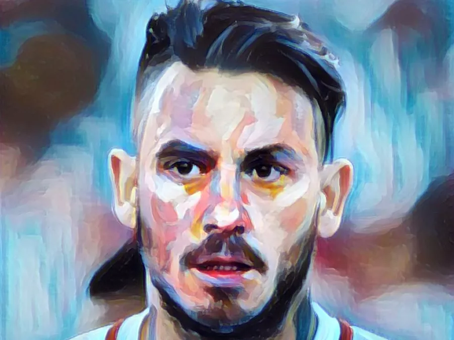 Mauricio Pinilla - Illustrazione di Tacchetti di Provincia